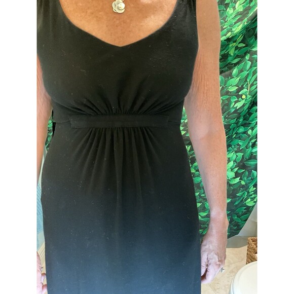 🖤 Boden Black Sleeveless Maxi Dress Size 4R - Picture 3 of 7